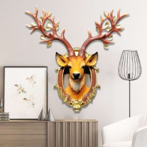 Faux Taxidermy Geometric Deer Head