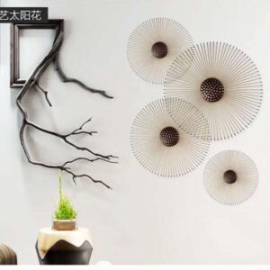 Abstract Wire and Branch Wall Accent