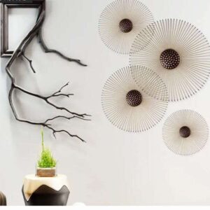 Abstract Wire and Branch Wall Accent