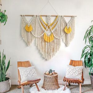 Oversized Macrame Tapestry Wall Hanging